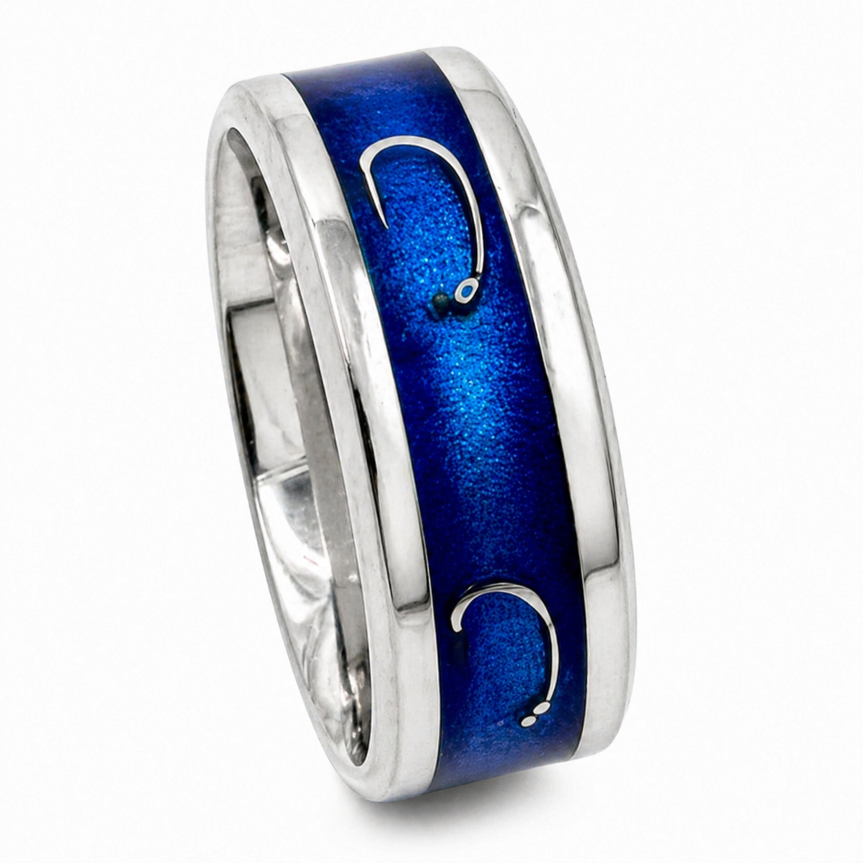 River Blue Ring — Fly Fisher Collection (8mm)