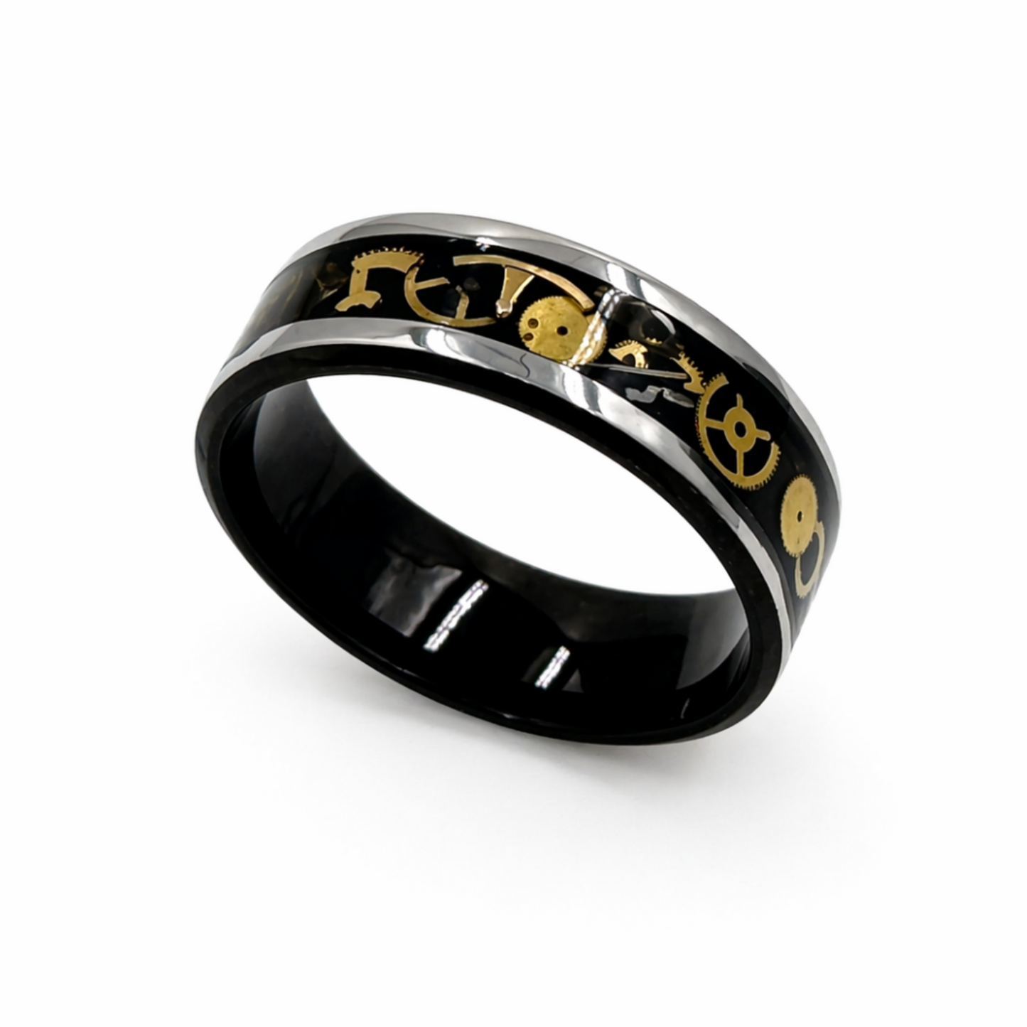 Steampunk Gear Ring (8mm)
