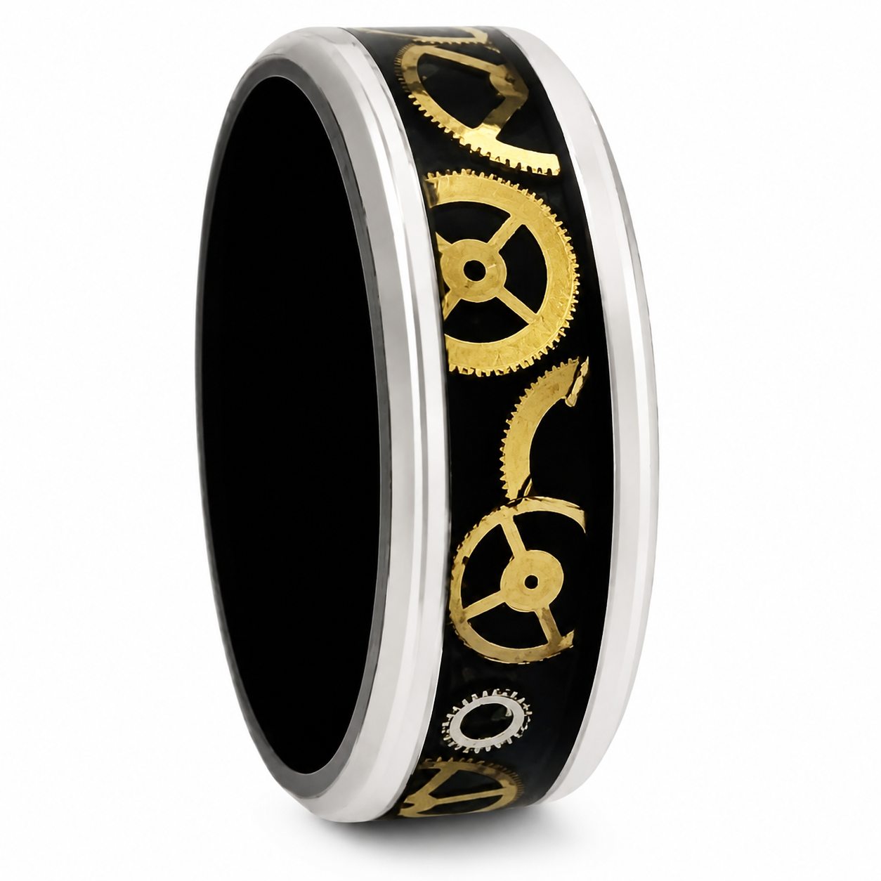Steampunk Gear Ring (8mm)