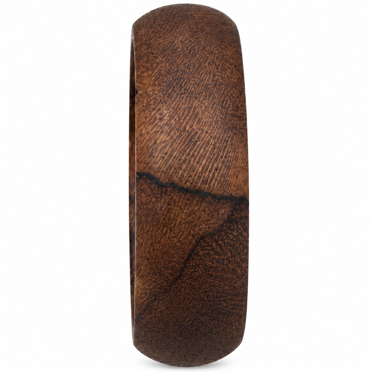 "Pathfinder" — Spalted Maple Wood Ring, 7mm