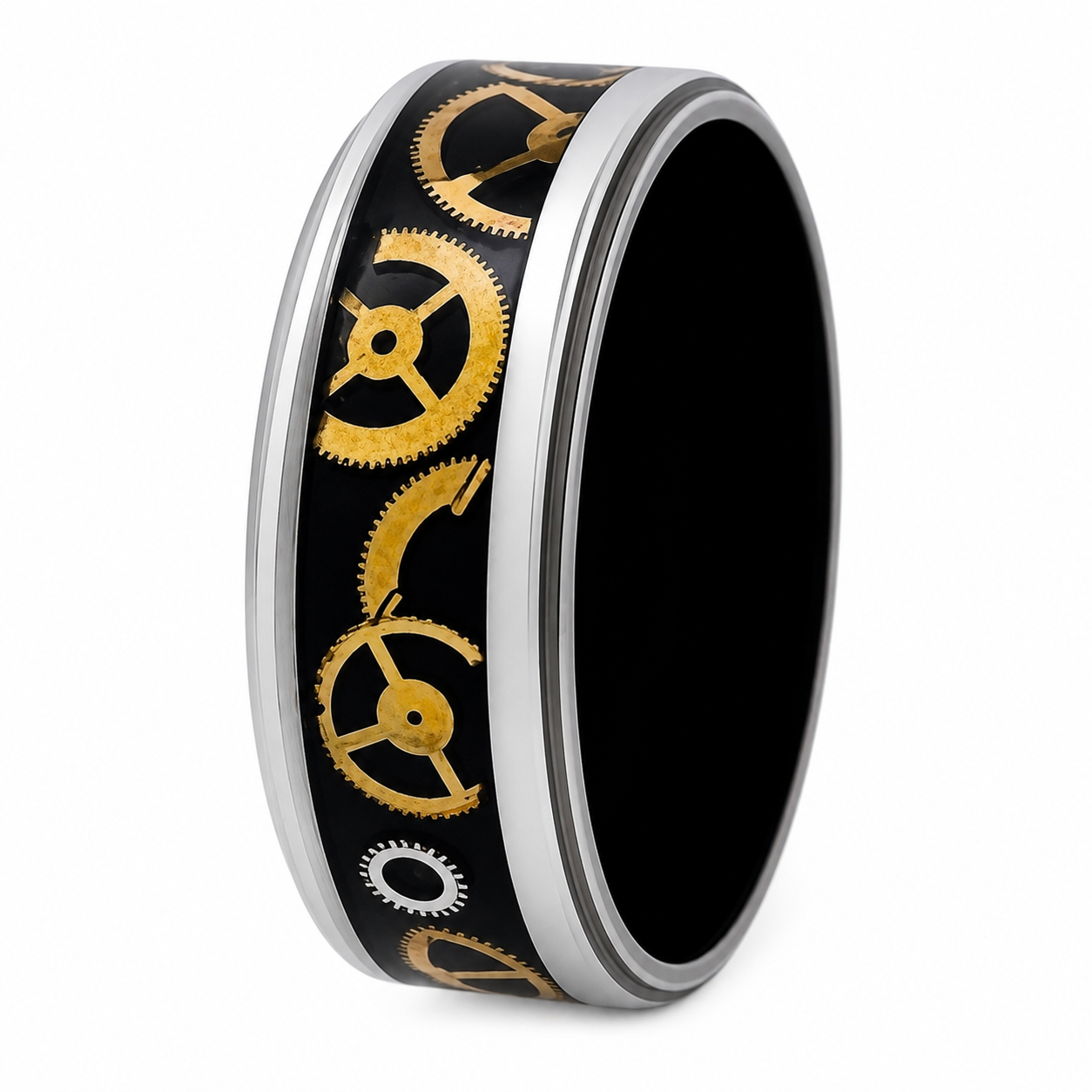 Steampunk Gear Ring (8mm)