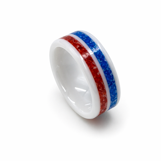 America 250 Ring – Red, White & Blue (8mm)
