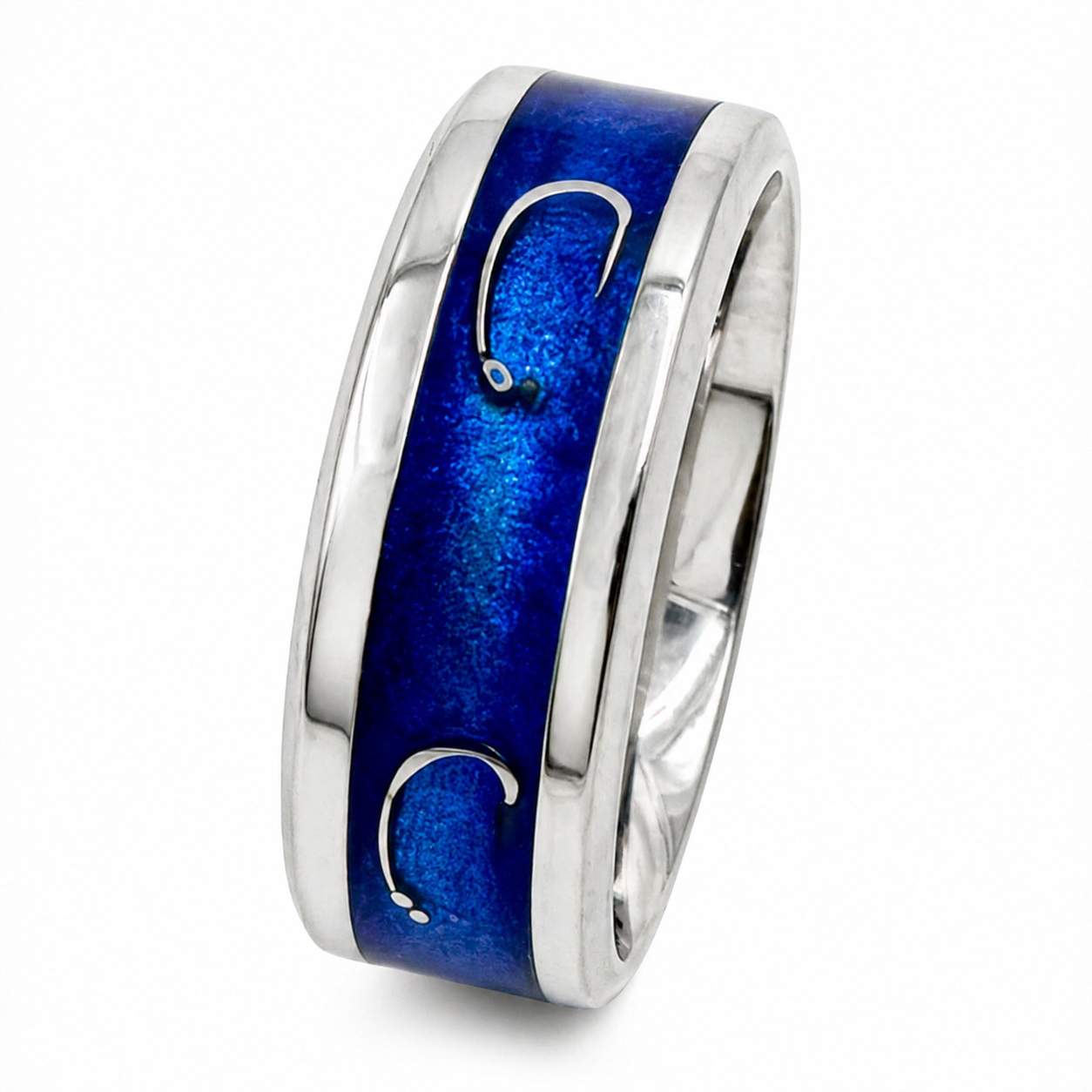 River Blue Ring — Fly Fisher Collection (8mm)
